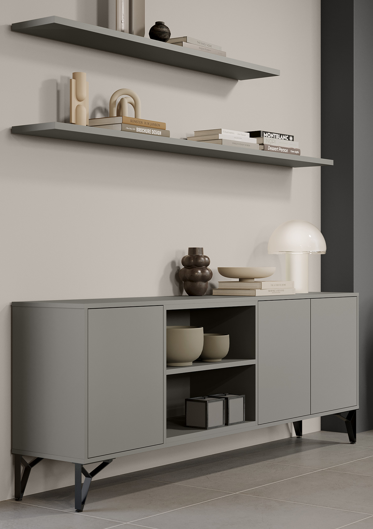 Sideboard & Co.: cosy eat-in kitchen with modern flair