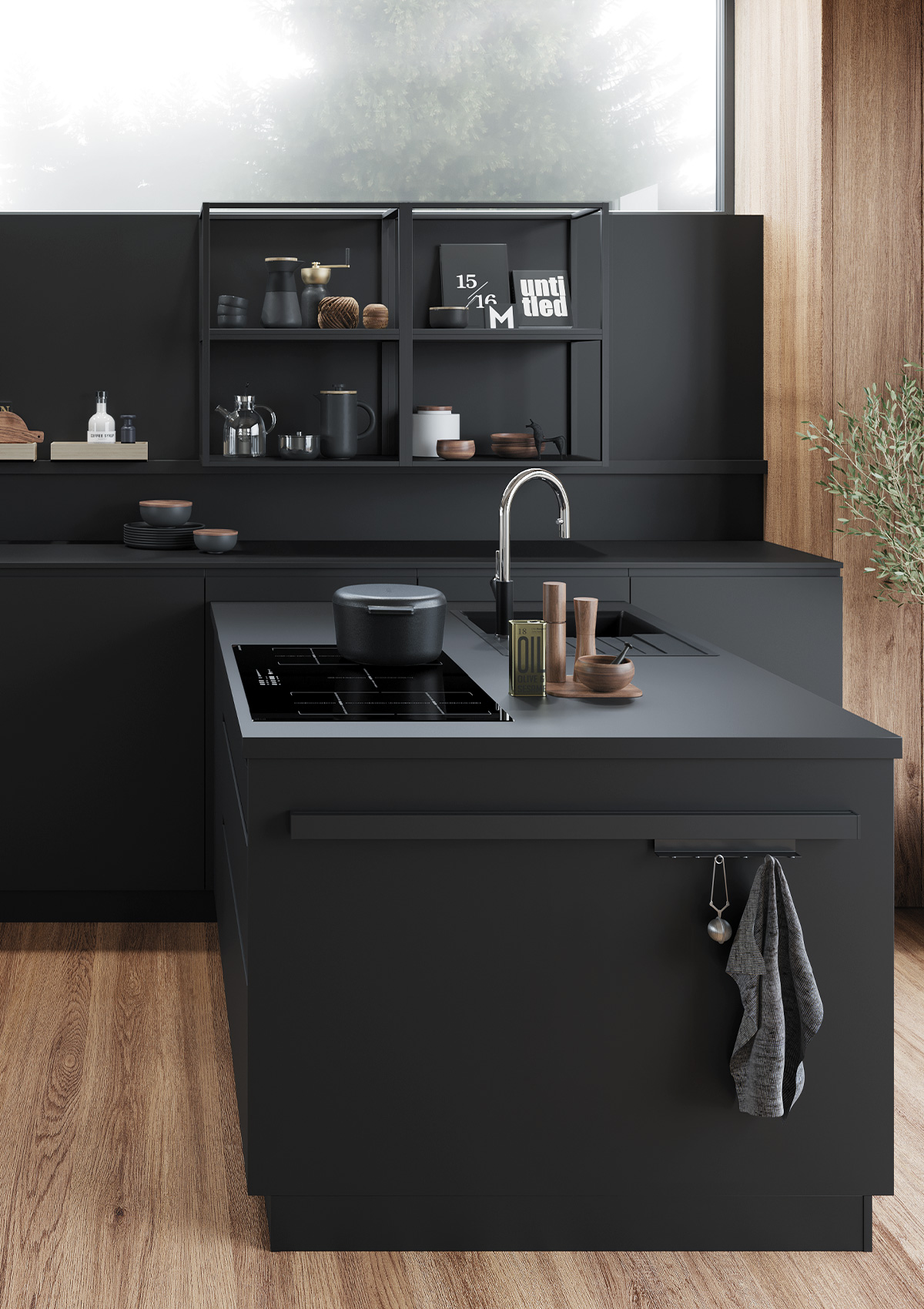 Kitchens of unlimited functionality: Häcker technology